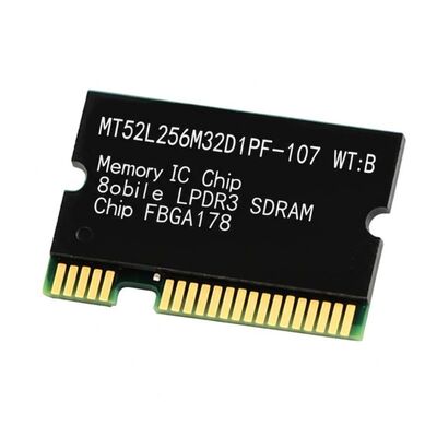 MT52L256M32D1PF-107 WT:B تراشه حافظه 8 گیگابیت 933 مگاهرتز LPDDR3 SDRAM با سازماندهی 256 مگابیت x 32 در بسته FBGA178
