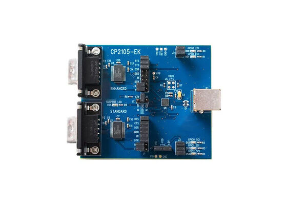 CP2105EK راه حل های جاسازی شده دو USB 2.0 به UART Bridge Interface Board