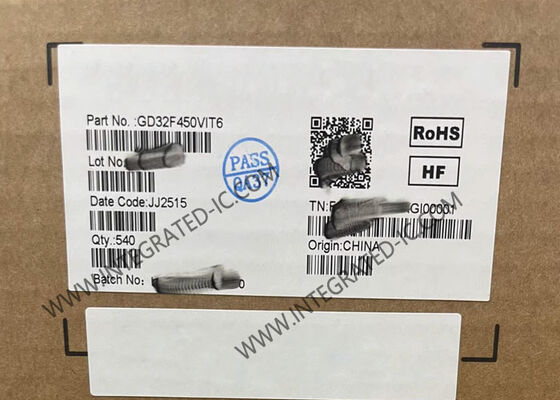 میکروکنترلر GD32F450VIT6 MCU با فرکانس 200 مگاهرتز، 32 بیتی ARM Cortex-M4 با پکیج LQFP100