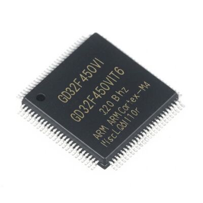 میکروکنترلر GD32F450VIT6 MCU با فرکانس 200 مگاهرتز، 32 بیتی ARM Cortex-M4 با پکیج LQFP100