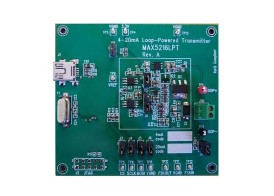 MAX5216LPTEVKIT راه حل های جاسازی شده MAX5216 هیئت ارزیابی 16-bit Rail-to-Rail DAC