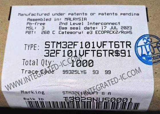 STM32F101VFT6TR میکروکنترلر MCU با هسته 36MHz ARM Cortex-M3 و حافظه فلش 768KB