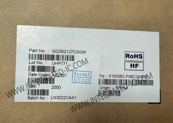 GD25Q127CSIGR 128M-bit 104MHz Quad I/O Memory IC Chip سریال فلش NOR حافظه 8-SOIC
