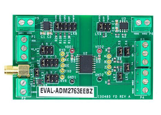 EVAL-ADM2763EEBZ راه حل های جاسازی شده ADM2763E Full Duplex RS-485 Transceivers Board