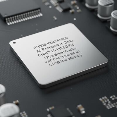 FH8069004541900 پردازنده هوش مصنوعی چیپ هسته TM i7-1185GRE با حافظه هوشمند 12MB 4.40 گیگاهرتز توربو بوست و حافظه حداکثر 64 گیگابایت