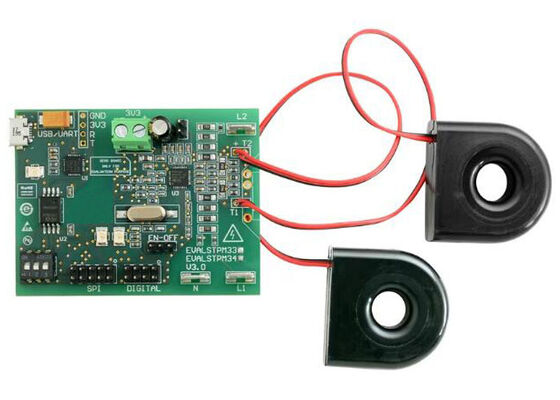 EVALSTPM34 راه حل های جاسازی شده STPM34 هیئت ارزیابی اندازه گیری انرژی دو فاز