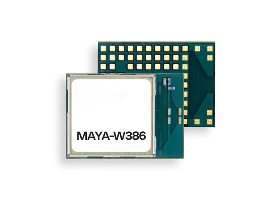 ماژول ارتباطات بی سیم MAYA-W386-00B با 1Mbps Wi-Fi 6/6E و BT 5.4 با قدرت کم برای کاربردهای صنعتی