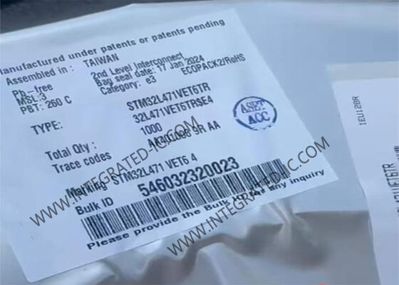 میکروکنترلر MCU STM32L471VET6 80 مگاهرتز 32 بیتی ARM Cortex-M4 در بسته LQFP100