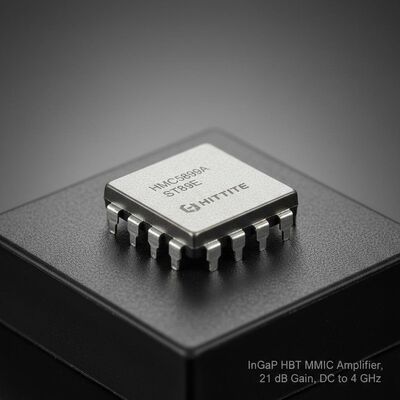 HMC589AST89E چیپ مدار یکپارچه InGaP HBT MMIC تقویت کننده با 21 dB gain و DC تا 4 GHz Frequency Range