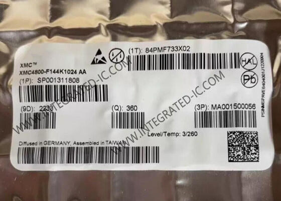 میکروکنترلر صنعتی 32 بیتی XMC4800-F144K1024 AA MCU با سرعت 144 مگاهرتز، حافظه داخلی 128 کیلوبایت و 119 ورودی/خروجی