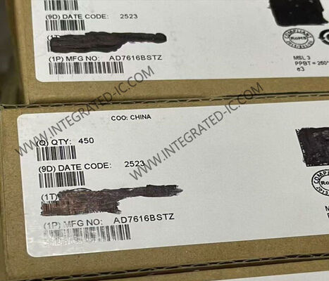 AD7616BSTZ تراشه مدار یکپارچه با ورودی دوقطبی نمونه گیری همزمان 16-bit Resolution ADC