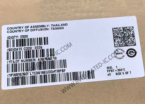 LTC3616EUDD تراشه مدار یکپارچه 6A 4MHz متناوب متناوب متناوب DC / DC با جریان آرام کم