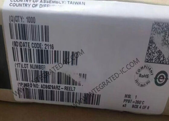 AD8629ARZ چیپ مدار یکپارچه تقویت کننده عملیاتی 2.5MHz صفر حرکت با ورودی ریل به ریل و جریان بی طرفی کم