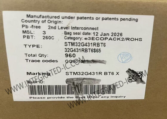 STM32G431RBT6 ARM Cortex-M4F MCU با سرعت 170MHz حافظه فلش 128KB و تک هسته 32 بیتی در بسته LQFP64