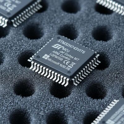 میکروکنترلر STM32H743VIT6 MCU با ARM Cortex M7 فرکانس 480 مگاهرتز، حافظه RAM 1M x 8 و 168 پورت ورودی/خروجی