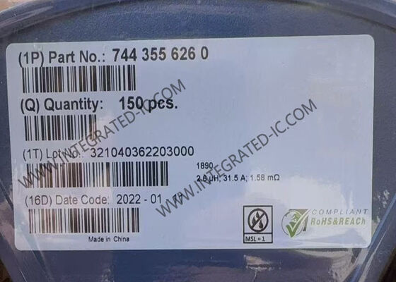 7443556260 تراشه مدار مجتمع 42MHz WE-HCI سلف‌های توان با جریان بالا