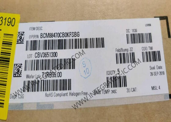 BCM88470CB0KFSBG Ethernet IC عملکرد بالا 300Gbps StrataDNX Qumran-AX Ethernet Switch