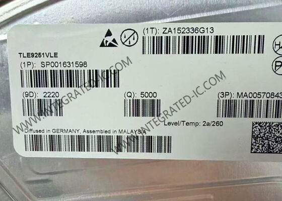TLE9251VLE تراشه مدار مجتمع فرستنده گیرنده CAN FD خودرویی 30 میلی ولت