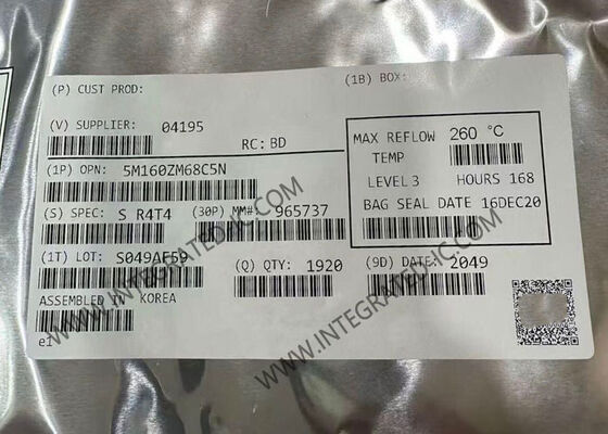 5M160ZM68C5N آرایه دروازه قابل برنامه ریزی فیلد کم توان MAX V دستگاه های منطقی قابل برنامه ریزی پیچیده