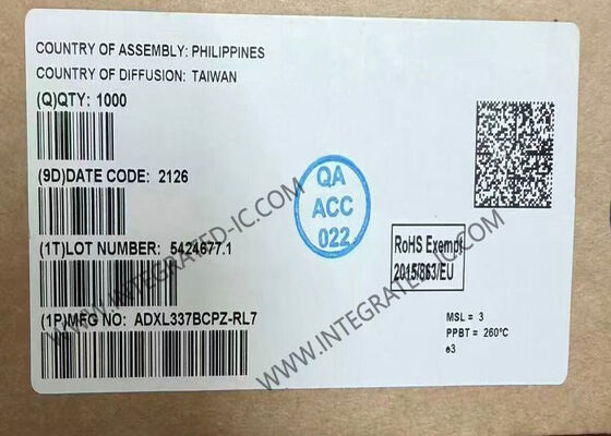 ADXL337BCPZ Sensor IC Low Power 3-Axis Accelerometer LFCSP-16 سنسورهای حرکت