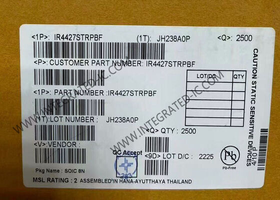 IR4427STRPBF تراشه مدار یکپارچه 25 ولت دوسر درایور دروازه پایین IC SOIC-8