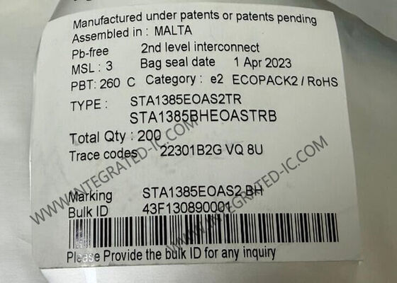 STA1385EOAS2TR میکروکنترلر MCU Telemaco3P ماشین آلات تیلاماتیک و اتصال میکرو پروسسور