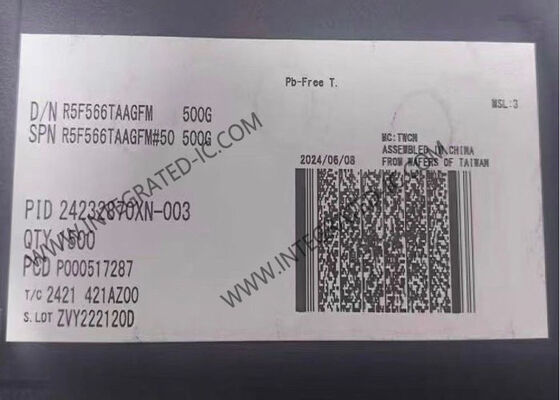 میکروکنترلر MCU R5F566TAAGFM IC میکروکنترلر 32 بیتی RX