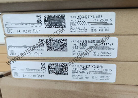 LMC6482AIMX تقویت کننده عملیاتی CMOS دقیق با ورودی و خروجی ریل به ریل و جریان بی طرفی بسیار کم