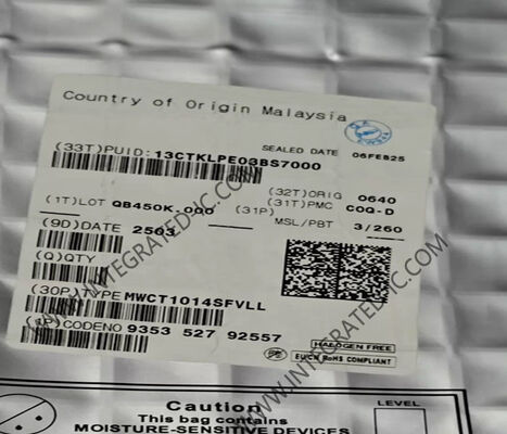 MWCT1014SFVLL چیپ مدار یکپارچه 15 وات AUTOSAR IC فرستنده شارژ بی سیم در بسته LQFP-100