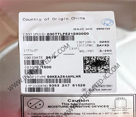 S9KEAZ64AMLHR میکروکنترلر MCU با 32 بیتی ARM Cortex-M0+ Core فرکانس ساعت 48MHz و حافظه برنامه 64kB
