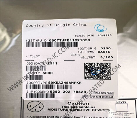 S9KEAZN8AMFKR 32 بیتی ARM Cortex-M0+ 48MHz میکروکنترلر درجه خودرو MCU