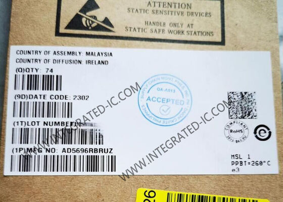 مبدل 16 بیتی چهار کاناله دیجیتال به آنالوگ AD5696RBRUZ nanoDAC+ با مصرف برق کم