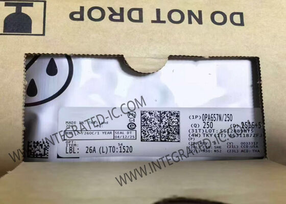 OPA657N/250 1.6GHz FET-Input Operational Amplifier با سرعتی کم سر و صدا 700V/μs