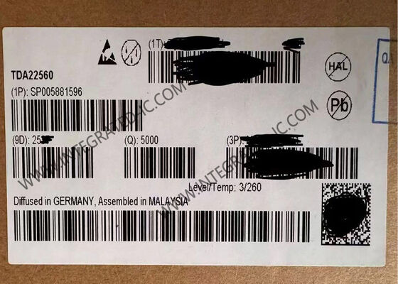 تراشه مدار یکپارچه TDA22560 با جریان خروجی 60A OptiMOS TM 6 مرحله قدرت هوشمند در بسته PG-UFLGA-34