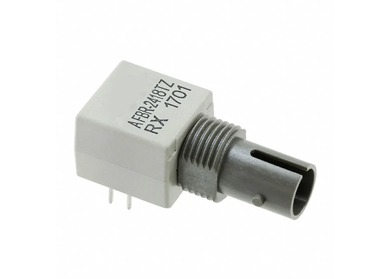 گیرنده فیبر نوری AFBR-2418TZ با سرعت داده 50MBd، پورت ST رشته ای و ویژگی RSSI