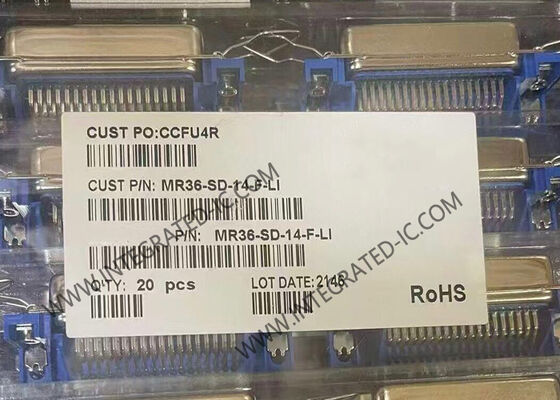 MR36-SD-14-F-LI کانکتور IDC ربن 14 پین با چگالی بالا با تماس های طلایی برای موقعیت دقیق