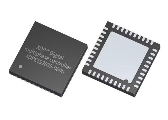 XDPE19283E-0000 چیپ مدار یکپارچه XDPTM کنترل کننده های چند فاز دیجیتال 8-فاز تنظیم کننده ولتاژ دو حلقه