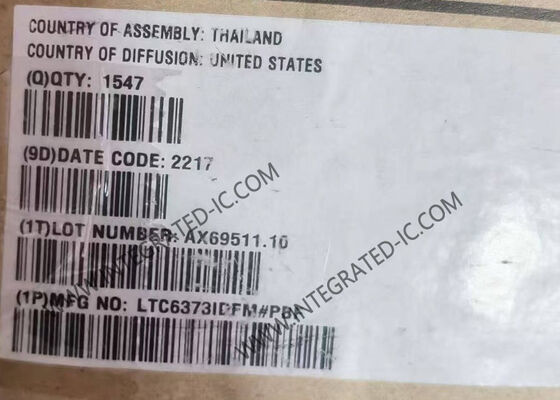 LTC6373IDFM 36V کاملاً دیفرانسیل با قابلیت برنامه ریزی و تقویت کننده ابزار دقیق با جریان بایاس ورودی 25pA