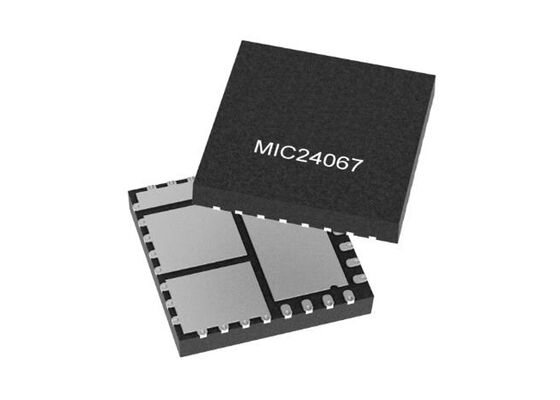MIC24067T-E/QNA تراشه مدار یکپارچه 36V 6A تنظیم کننده باز کن کن کنترلی با کارایی بالا