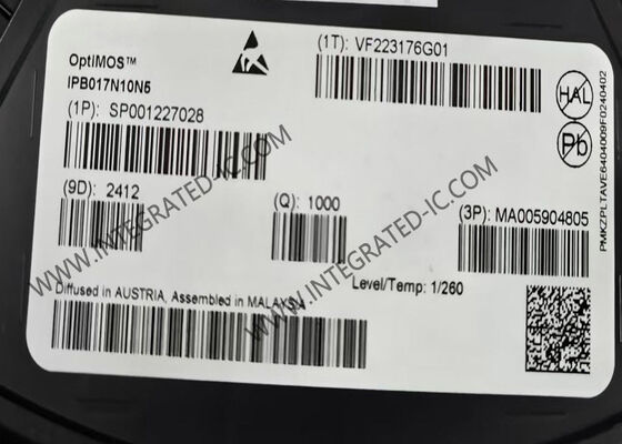 IPB017N10N5 ترانزیستور MOSFET تقویت شده 100V 180A تراشه مدار یکپارچه