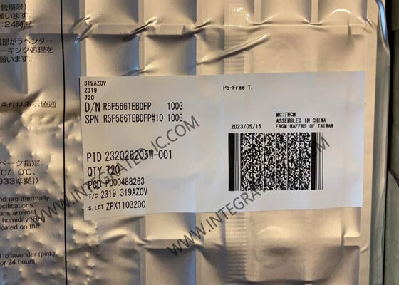 میکروکنترلر MCU R5F566TEBDFP RX66T با هسته 32 بیتی RXv3 سرعت 160 مگاهرتز برای کنترل موتور