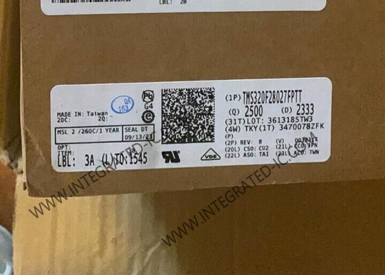 میکروکنترلر TMS320F28027FPTT MCU C2000™ 32 بیتی 60 مگاهرتز با فلش 64 کیلوبایت برای کنترل صنعتی