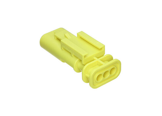 کانکتورهای 1-1703494-4، 3 پین، محفظه‌های خودروی MCON 1.2 میلی‌متری برای ترمینال‌های نری