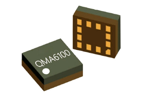 مستشعر مقياس التسارع ثلاثي المحاور QMA6100P منخفض الضوضاء وعالي الدقة ومنخفض الطاقة في عبوة LGA-12