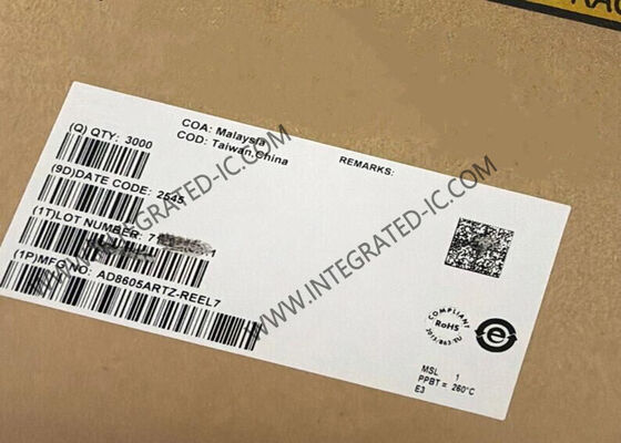 AD8605ARTZ تقویت کننده عملیاتی CMOS با نویز کم و ورودی و خروجی ریل به ریل با پهنای باند بهره 10 مگاهرتز