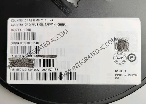 تراشه مدار یکپارچه ADA4522-2ARMZ 2.7MHz تقویت کننده عملیاتی صفر حرکت MSOP-8