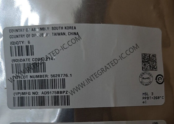 تراشه مدار یکپارچه AD9175BBPZ 12.6GSPS RF تبدیل کننده های دیجیتال به آنالوگ BGA-144
