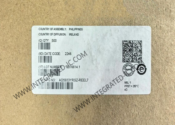 تراشه مدار یکپارچه AD5933YRSZ کنورترها SSOP-16 12 بیت کنورتر مقاومت