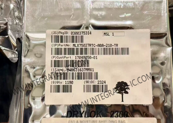 MLX75027RTC-ABA-210-TR IC حسگر VGA TOF درجه خودرو با وضوح 640x480 و 120 FPS