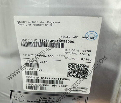 میکروکنترلر MCU S32K314NHT1VPBST خودرو 160MHz 4MB فلش 32Bit MCU QFP172